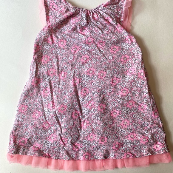 Floral Pink Girls Dress with Fishy Design - 12 months - Picture 4 of 4